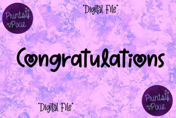 Congratulations Graphics for Crafts Branding