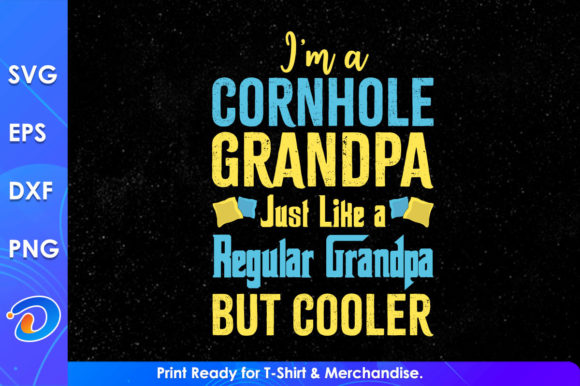 Cornhole Grandpa Graphics for Crafts