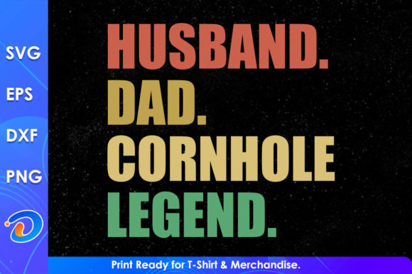 Cornhole Legend Graphics for Crafts