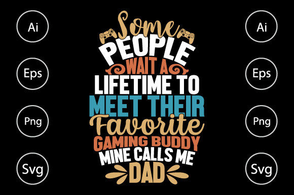 Gamer Dad Graphics for Crafts & Blogs