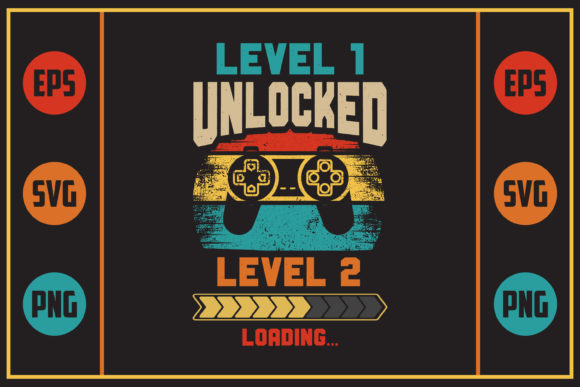 Gaming Retro Graphics for Crafts & Web