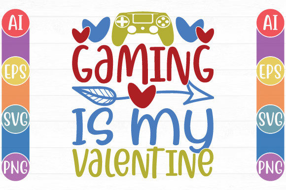 Gaming Valentine Graphics for Crafts