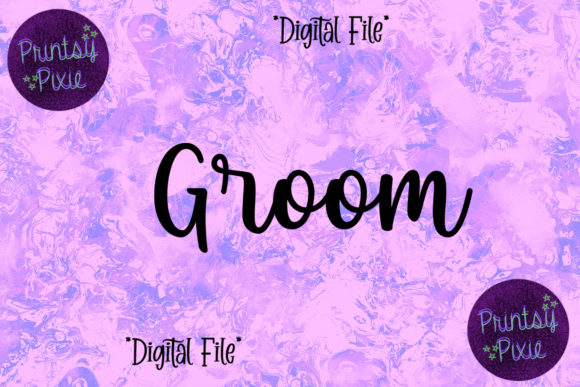 Groom Wedding Ceremony Graphics for Crafts