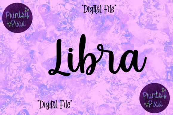 Libra Zodiac Graphics for Crafts