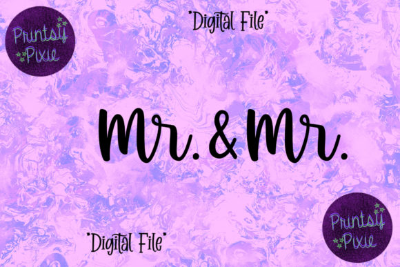 Mr and Mr Graphics for Modern Crafts