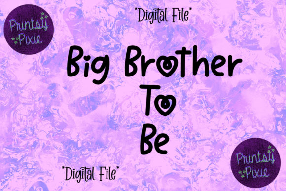 Reviewing Big Brother to Be for Embroidery