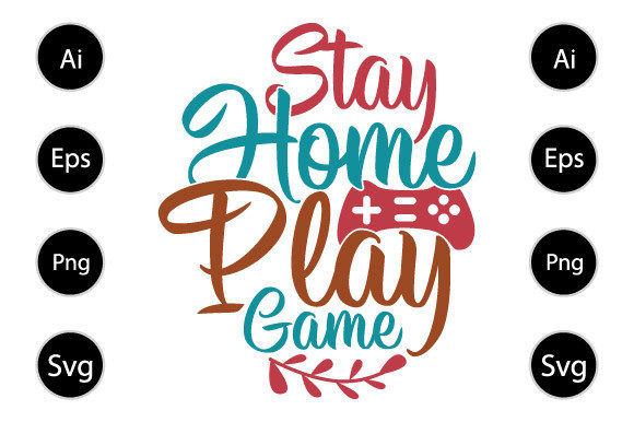 Stay Home Play Game: Graphics for Crafts